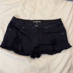 Empyre Jenna Black Jean Shorts (Size 3)